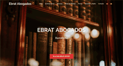Desktop Screenshot of ebratabogados.com